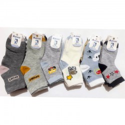 Шкарпетки дитячі 12 шт (3-9 років) коттон KiE_C001