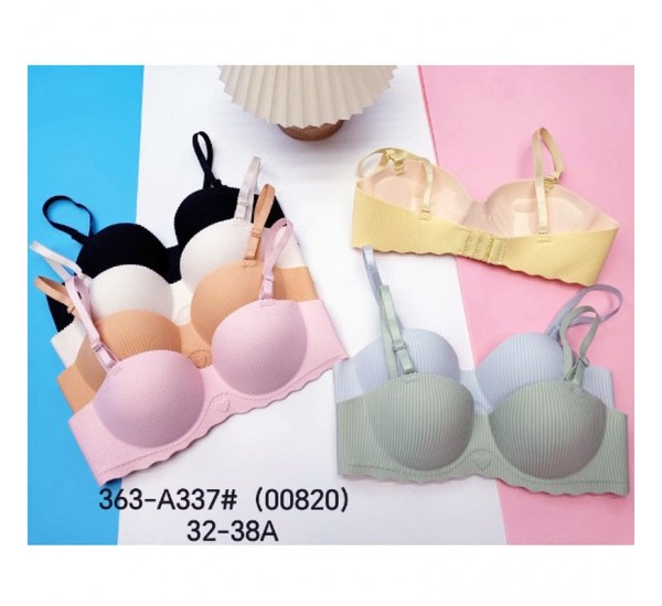Бюстгальтер женский, полиэстер 6 шт (32-38 A) KiE_363-A337
