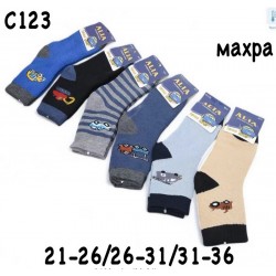 Шкарпетки дитячі 12 шт (21-36 р) махра KiE_C123