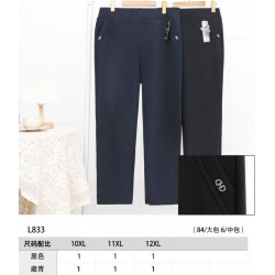 Штани жіночі 6 шт (10-12XL) хутро KiE_L833