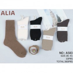 Носки женские 10 шт (36-41 р) кашемир KiE_A583