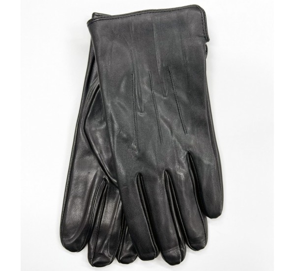 Рукавички чоловічі, сенсор 10 шт (11-13 р) шкіра/вовна LeR_104