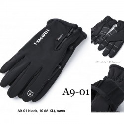 Рукавички чоловічі, сенсор 12 шт (L-2XL) неопрен/плюш LeR_A9-01