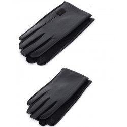 Рукавички чоловічі, сенсор 10 шт (11-13 р) замша/плюш LeR_18