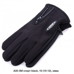 Рукавички чоловічі, сенсор 10 шт (11-13 р) неопрен/фліс LeR_A30-3M