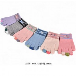 Рукавички дитячі 12 шт (3-5 років) акріл LeR_J2011
