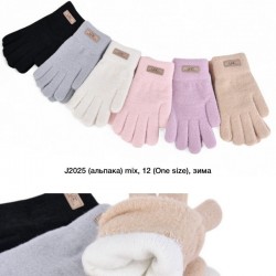 Рукавички жіночі 12 шт (універсальний) альпака LeR_J2025