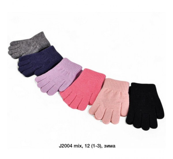 Рукавички дитячі 12 шт (1-3 роки) акріл LeR_J2004