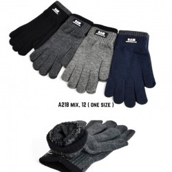 Рукавички чоловічі 12 шт (універсальний) акріл LeR_A218