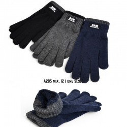 Рукавички чоловічі 12 шт (універсальний) акріл LeR_A205