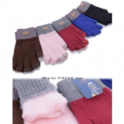 Рукавички жіночі, сенсор 12 шт (універсальний) акріл LeR_W9