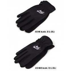 Рукавички чоловічі, сенсор 12 шт (L-2XL) неопрен/фліс LeR_A12a