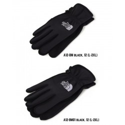 Рукавички чоловічі, сенсор 12 шт (L-2XL) неопрен/фліс LeR_A12c