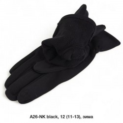 Рукавички чоловічі, сенсор 12 шт (11-13 р) неопрен/плюш LeR_A26-NK