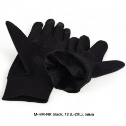 Рукавички чоловічі, сенсор 12 шт (L-2XL) неопрен/плюш LeR_HM-BMc