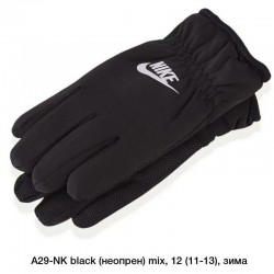 Рукавички чоловічі 12 шт (11-13 р) неопрен/хутро LeR_A29-NKb