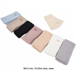 Мітенки жіночі, 16 шт (норма) тедді LeR_M4-2