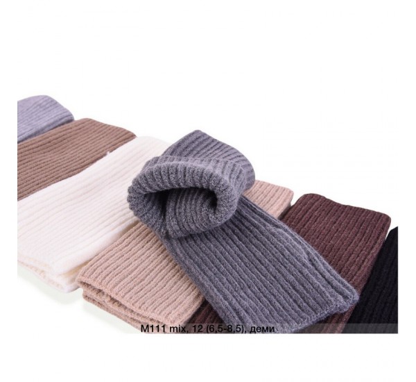 Мітенки жіночі, 12 шт (норма) вовна LeR_M-111