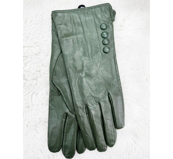 Перчатки женские 10 шт (6,5-8,5 р) кожа/шерсть LeR_517-2-A1a
