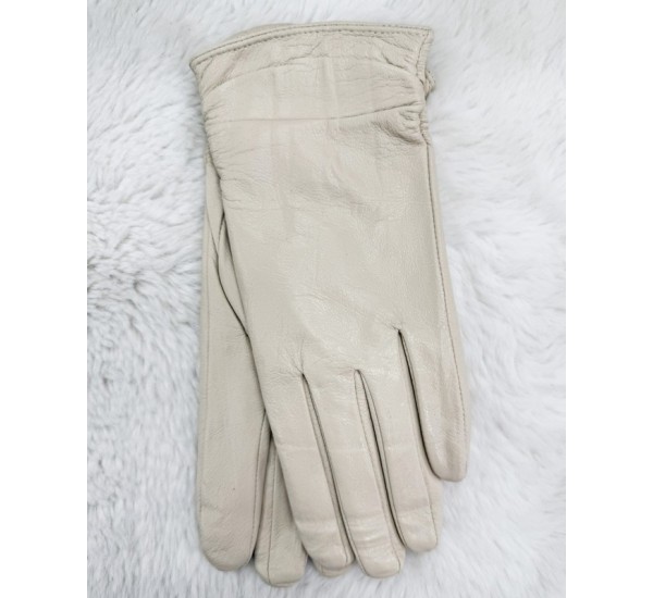 Перчатки женские 10 шт (6,5-8,5 р) кожа/шерсть LeR_517-2-A1e