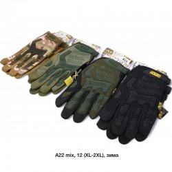 Рукавички чоловічі, сенсор 12 шт (L-2XL) неопрен LeR_A22