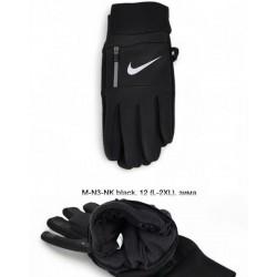 Рукавички чоловічі, сенсор 12 шт (L-2XL) неопрен/плюш LeR_M-N3-NK