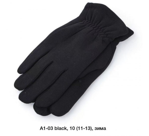 Рукавички чоловічі 10 шт (11-13 р) хутро LeR_A1-03