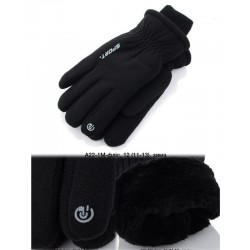 Рукавички чоловічі 12 шт (11-13 р) флис/хутро LeR_A22-1M
