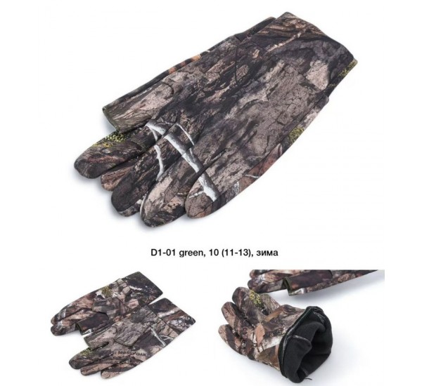 Рукавички чоловічі 10 шт (11-13 р) неопрен/фліс LeR_D1-01