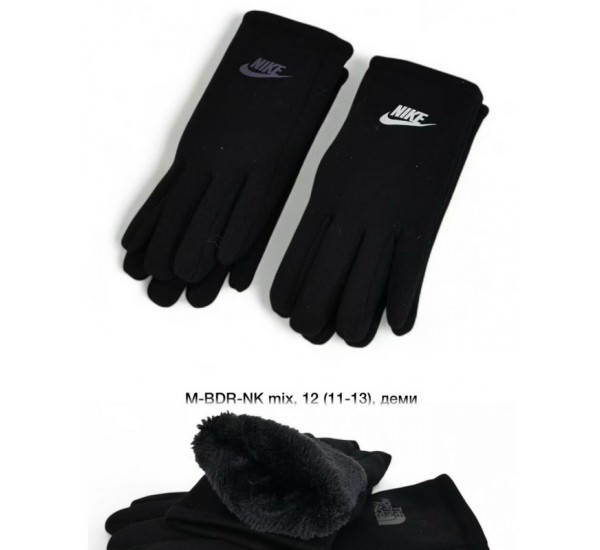 Рукавички чоловічі 10 шт (11-13 р) хутро LeR_M-BDR-NK