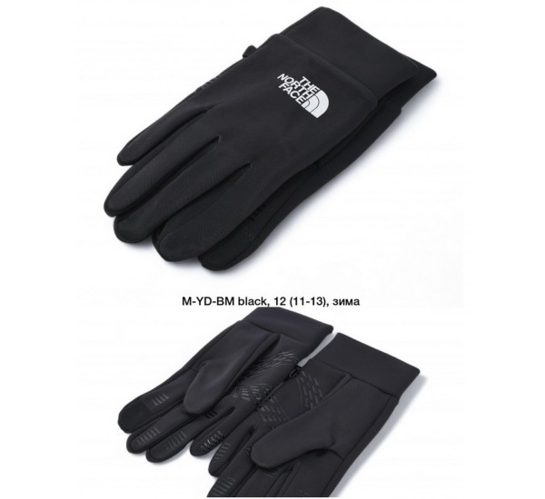 Рукавички чоловічі, сенсор 12 шт (L-2XL) неопрен/плюш LeR_M-YD-BM