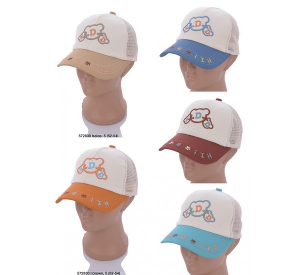 Кепка дитяча 25 шт (52-54 р) коттон LeR_280513