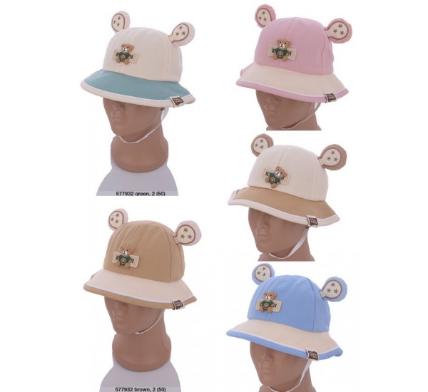 Панама дитяча 25 шт (3-5 років) коттон LeR_280502