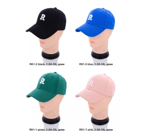 Кепка жіноча 25 шт (56-59 р) коттон LeR_280525