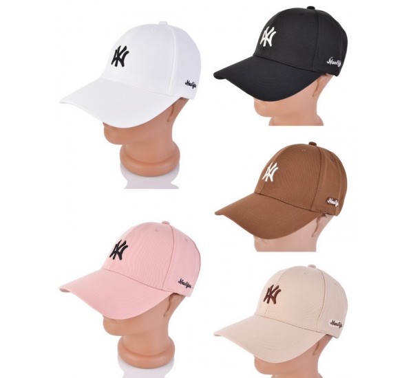 Кепка женская 25 шт (56-59 р) коттон LeR_280529