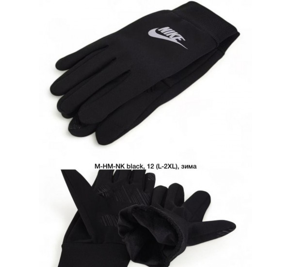 Рукавички чоловічі, сенсор 12 шт (L-2XL) неопрен/плюш LeR_M-HM-NK