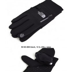 Рукавички чоловічі, сенсор 12 шт (L-2XL) неопрен/плюш LeR_M-N3-BM