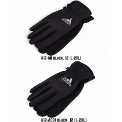 Рукавички чоловічі, сенсор 12 шт (L-2XL) неопрен/фліс LeR_A12-AD