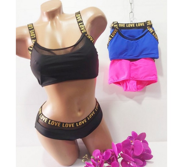 Купальник дитячий, еластан 4 шт (8-16 років) Linn_BH1058-2