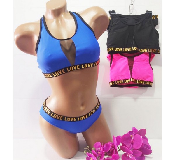 Купальник дитячий, еластан 4 шт (8-16 років) Linn_BH1059-2