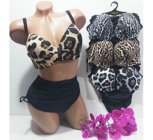 Купальник жіночий, еластан 5 шт (48-56 р) Linn_25010