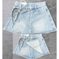 Юбка-шорти жіночі 3 шт (S-L) джинс LoS_3509