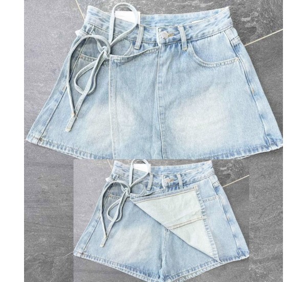 Юбка-шорти жіночі 3 шт (S-L) джинс LoS_3509