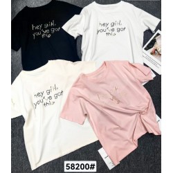 Футболка жіноча 4 шт (M-L) бавовна LoS_58200