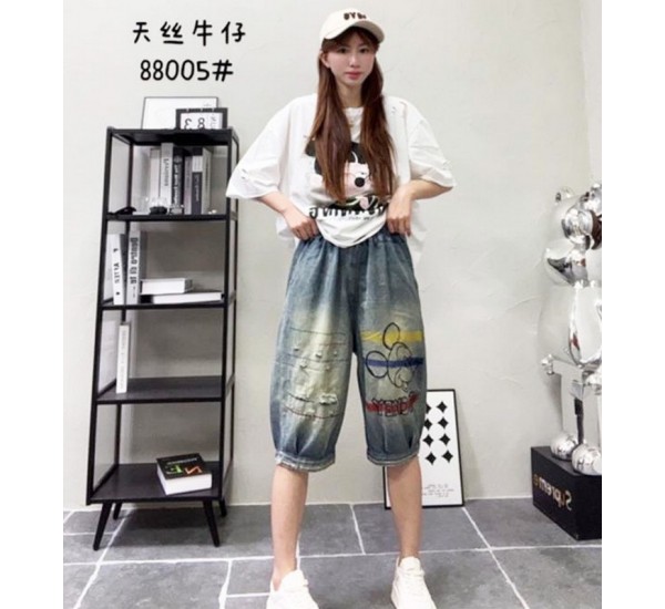 Шорти МОМ жіночі 3 шт (M-XL) джинс LoS_88005