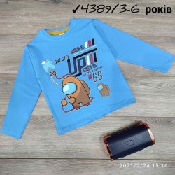 Батник для хлопчиків 4 шт кулір (3-6 років) MiLi_4389e