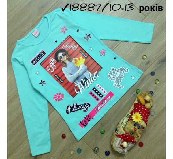 Батник для дівчаток 4 шт бавовна (10-13 років) MiLi_18887c