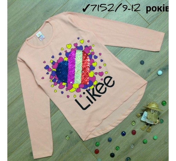 Батник для дівчаток 4 шт бавовна (9-12 років) MiLi_7152e