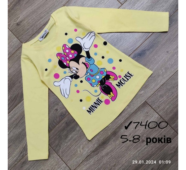 Батник для дівчаток 4 шт бавовна (5-8 років) MiLi_7400u