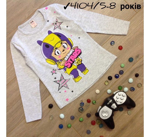 Батник для дівчаток 4 шт бавовна (5-8 років) MiLi_4104e